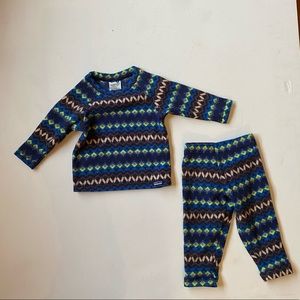 Patagonia Size 6-12M warm set